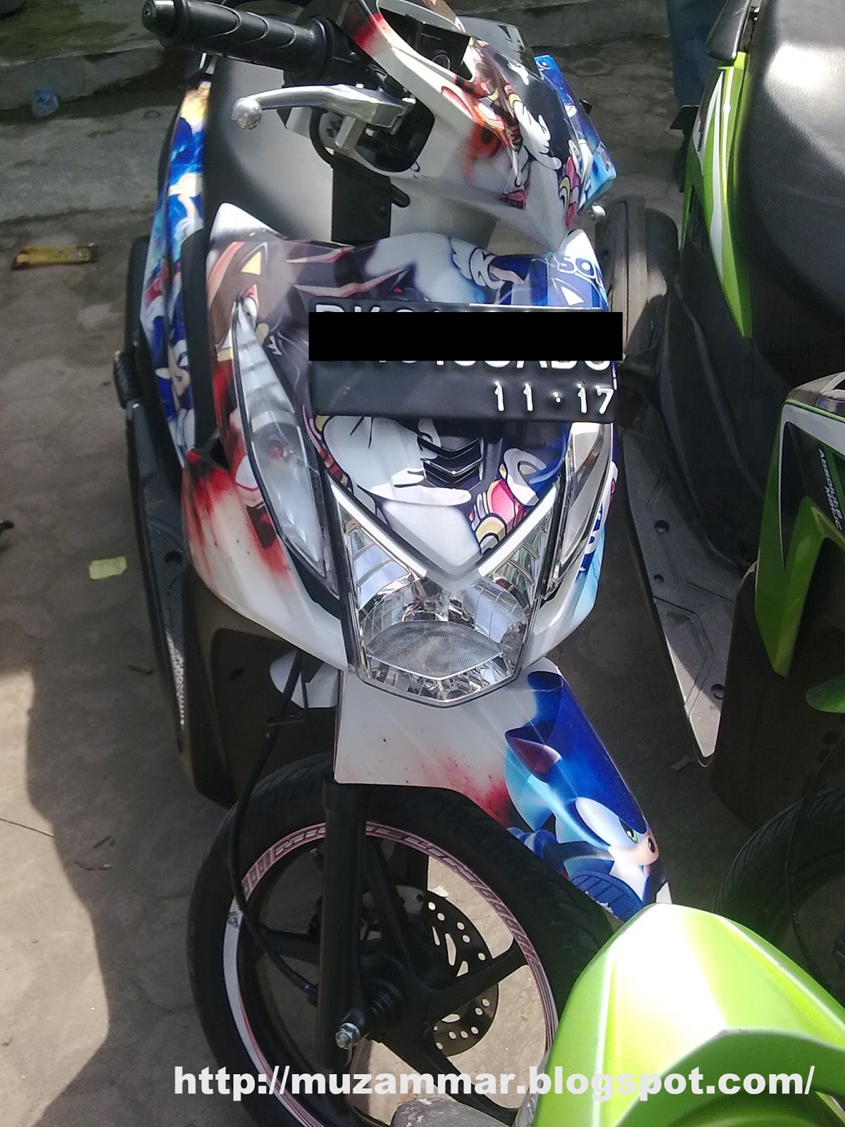 Cutting Sticker Honda Beat FI Sobatmotorcom