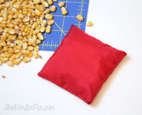 DIY Bean bag cornhole