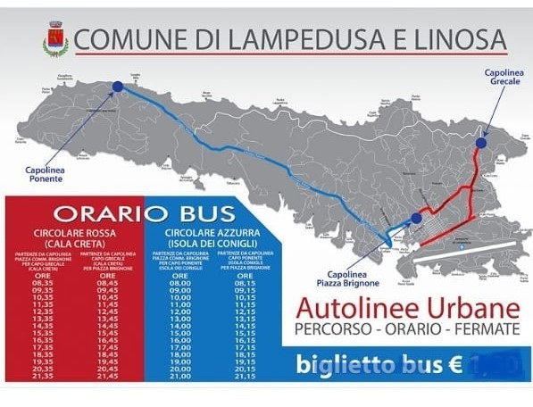 orari bus lampedusa