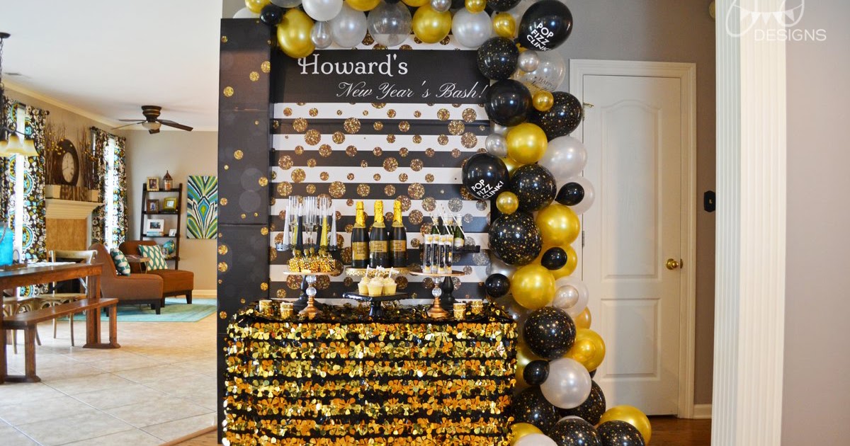 GreyGrey Designs: At Home New Year's Eve Party Ideas