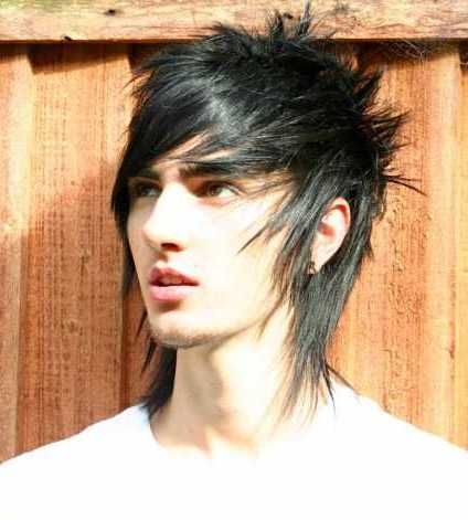 trendy emo hair for guys