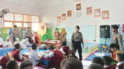 Isu Penculikan Marak, Sat Samapta Polres Pinrang Gelar Patroli Dialogis ke Sekolah