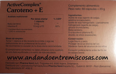 ActiveComplex Caroteno+E De Pharma Nord