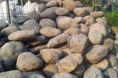 Ragam hias batu taman batu besar taman