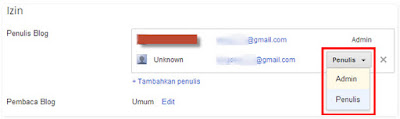 Pilihan penulis dan admin blog
