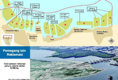 Reklamasi 17 Pulau Buatan di Teluk Jakarta