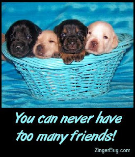 Friendship puppies Greeting Cards