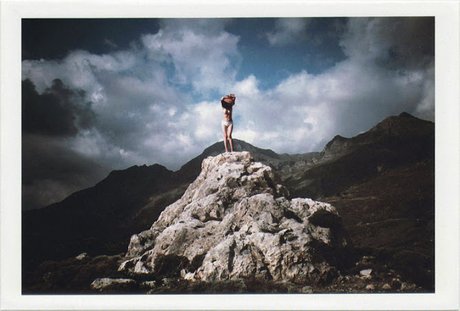 dirty photos - time - cretan landscape photo of nude girl on the mountain