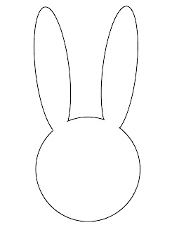 easter bunny face template