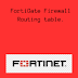 FortiGate routing table commands