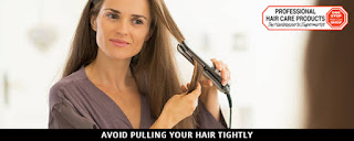 Avoid pulling your hair tightly