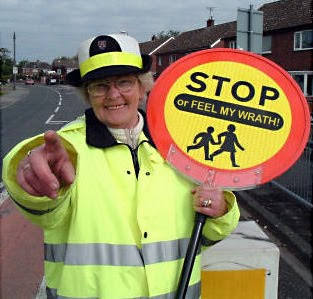 crossing guard old lady