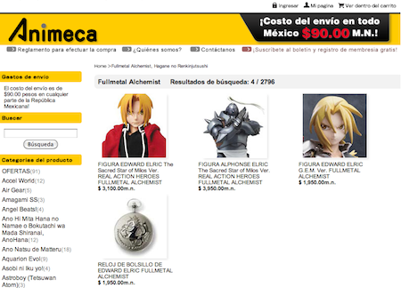 FIGURAS Fullmetal Alchemist