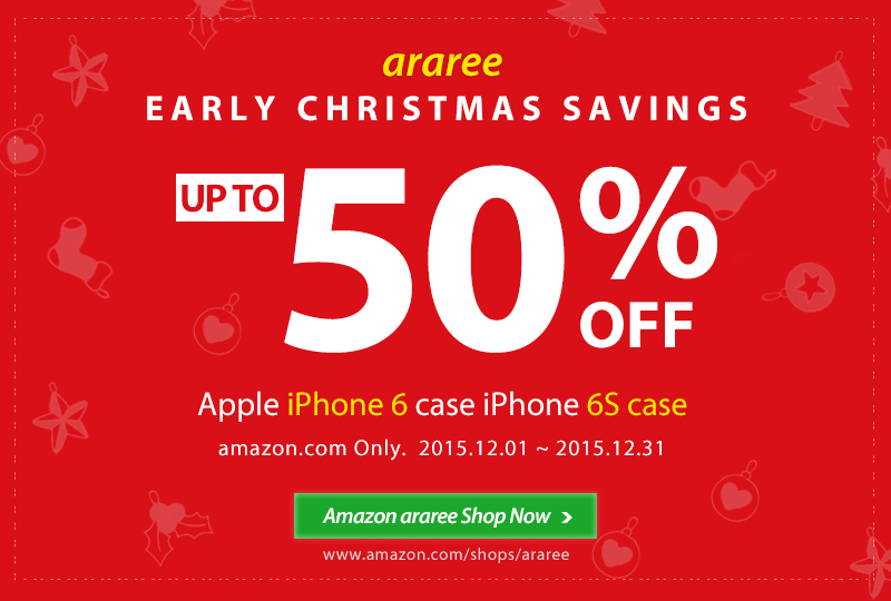 Early Christmas Savings up to 50% OFF iPhone 6/6S Case amazon.com Only