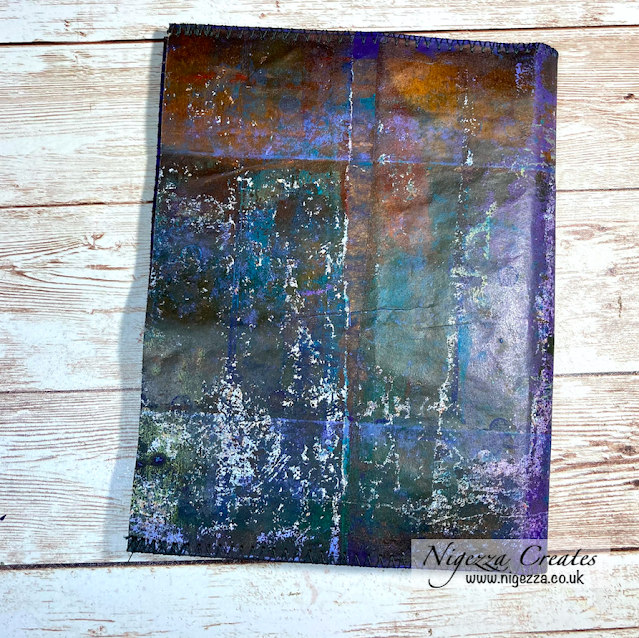 Let's Make a Paper Bag Cover & Grungy Tickets With A  Gelli Plate