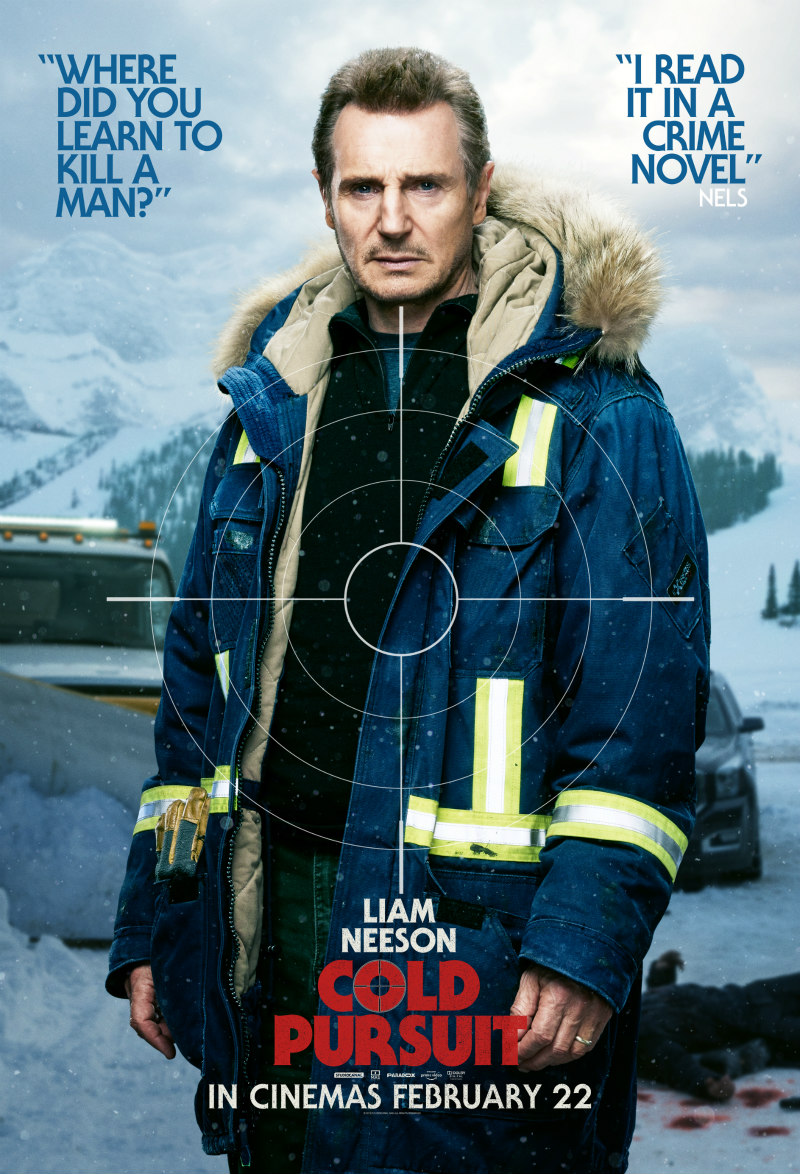 cold pursuit liam neeson poster