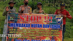 Sosialisasi Bahaya Karhutlah, Polisi; Minta Peran Warga Bantu Sosialisasikan ke Tetangga