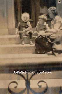 Lillie with John Jr and "Bob" https://jollettetc.blogspot.com