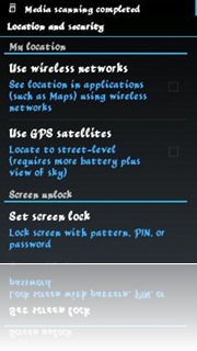 Setting Screen Lock