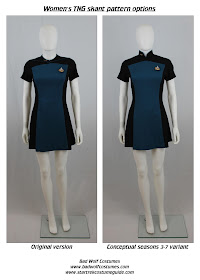 Star Trek TNG Women's Skant Sewing Pattern