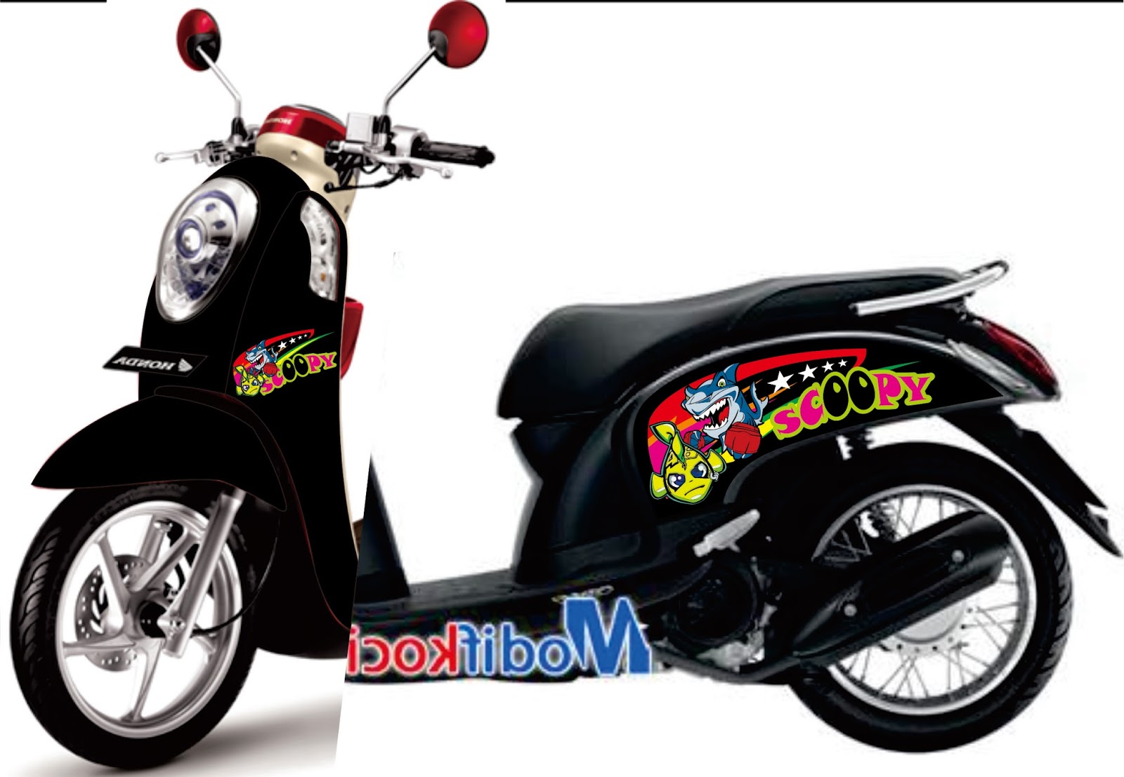 49 Decal Motor Scoopy 2016