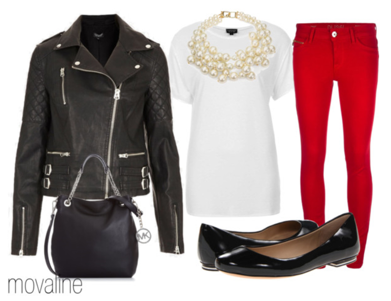 Black Leather Jacket Outfits For Women