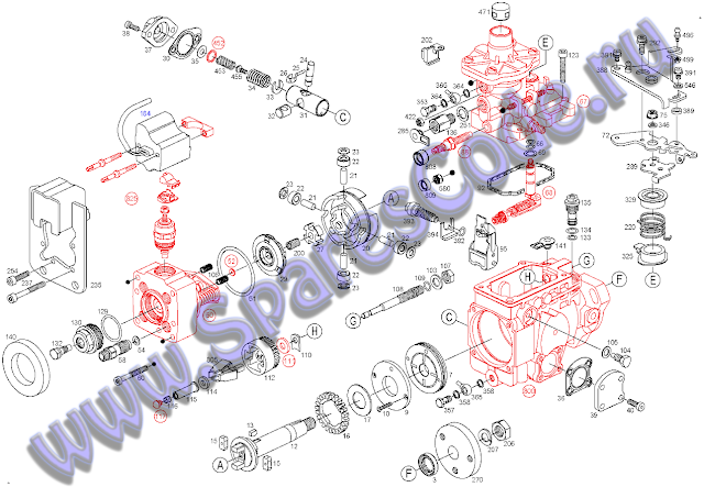 0 460 414 145, 0460414145, Distributor injection pump, VE4/11F2000R686-2