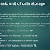 basic units of data storage