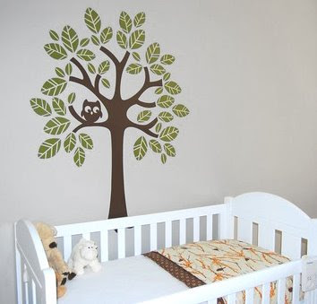 Wall  Decals on Owl In Tree   Wall Decal From Vinyl Wall Art