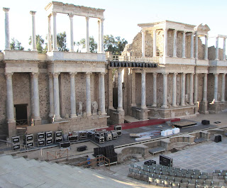 Teatro de Mérida; teatro romano; Mérida; Badajoz; Extremadura; Vía de la Plata