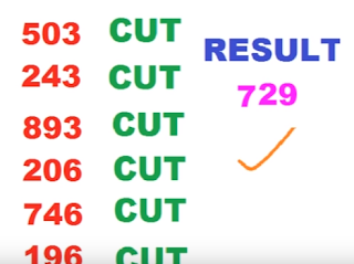 Thai Lottery 3up Cut Number Formulas For 16-09-2018