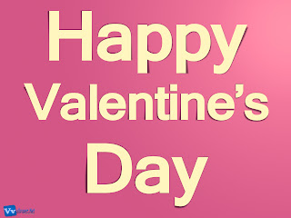 Happy Valentine's Day Text Simple HD Wallpaper Pink Background