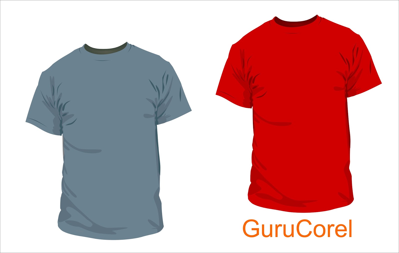 Template Kaos CDR Bisa Di Edit Guru Corel