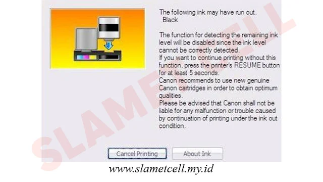 Cara Mengatasi Blink 15 Kali Printer Canon IP2770