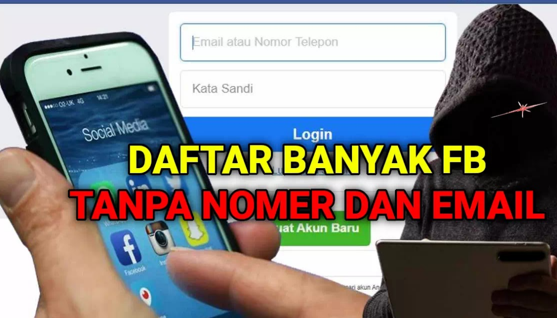 daftar akun fb tanpa email dan nomor