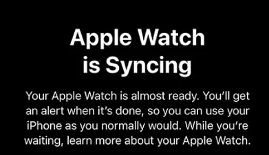 قم بإقران Apple Watch بجهاز iPhone الخاص بك