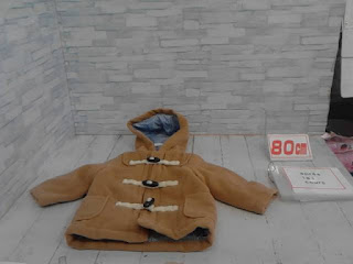 中古品　子供服　８０㎝　apres les cours　ブラウン　アウター　５９８円