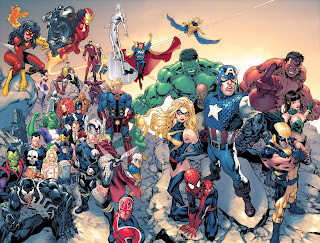 Marvel Comics All Heroes HD Wallpaper