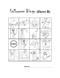 Halloween Printable Bingo Cards