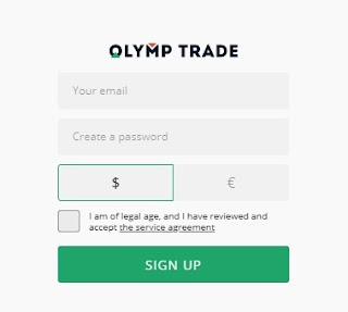 Olymp trading account