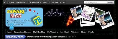 Membuat Breaking News Blog