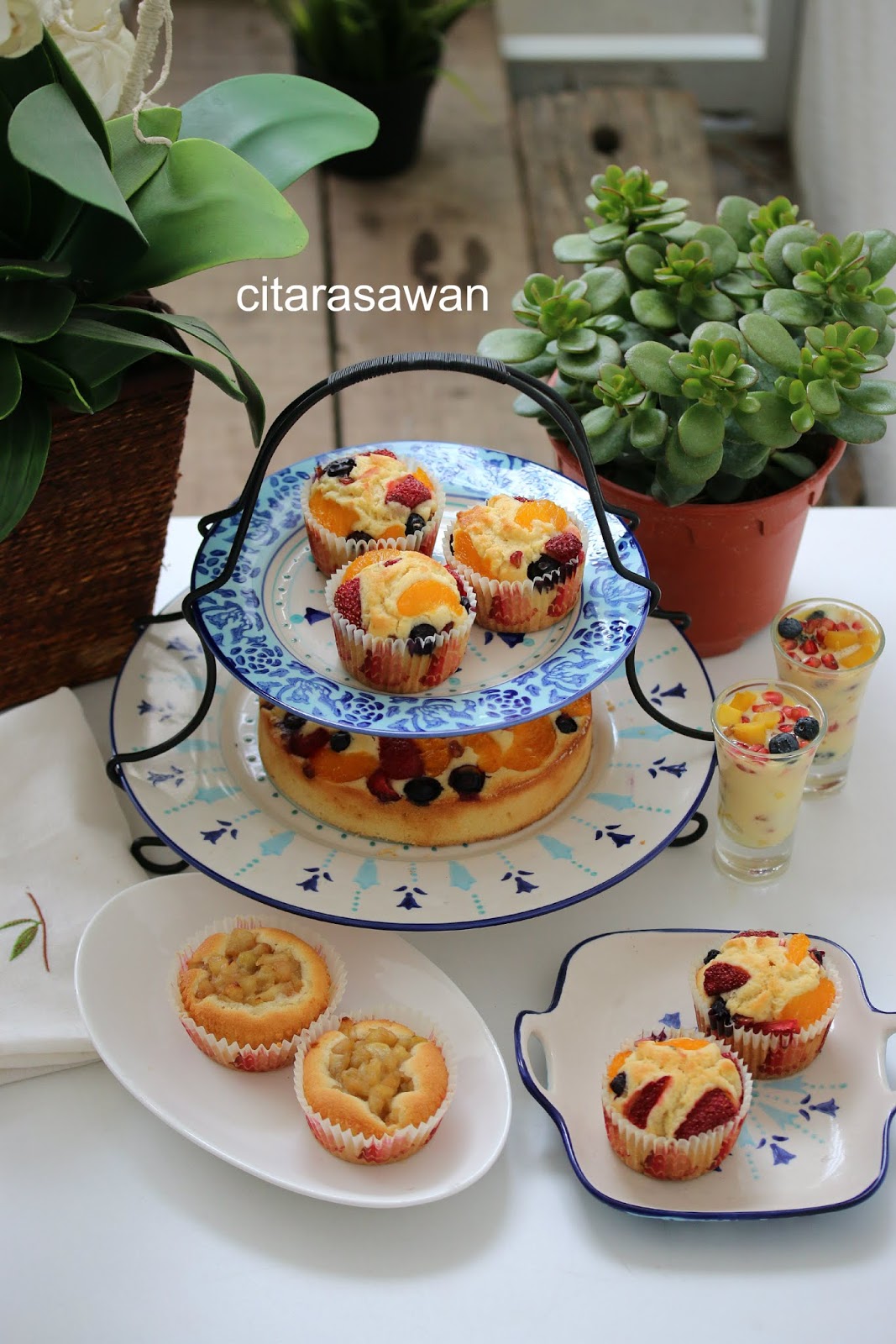 Pastry Fruits Cake / Cupcakes ~ Resepi Terbaik