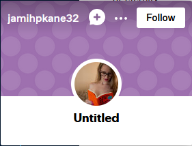 Tumblr user Jamihpkane32, a naked woman with a book in front of a strategic area, is now following me.