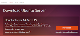 Ubuntu download page