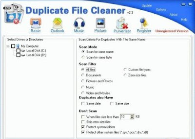 Duplicate File Cleaner 2.6.0.184 - software gratis, serial number, crack, key, terlengkap