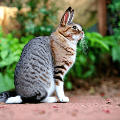 うさぎのような猫1