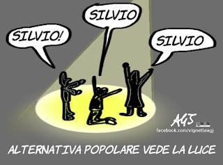 alternativa popolare, alfano, elezioni sicilia, berlusconi, politica, vignetta, satira