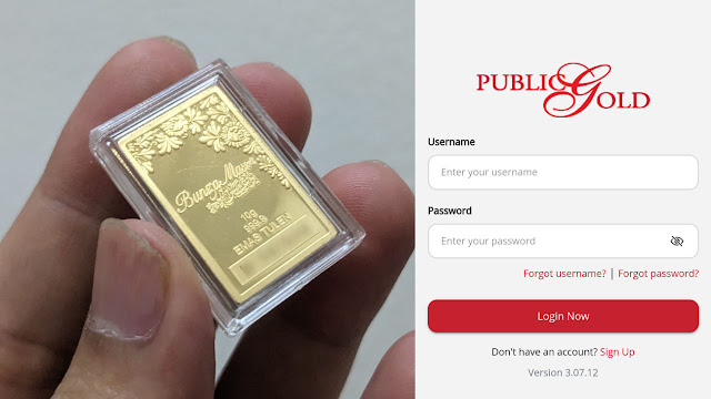Cara Daftar Dan Beli Emas Public Gold Secara Online