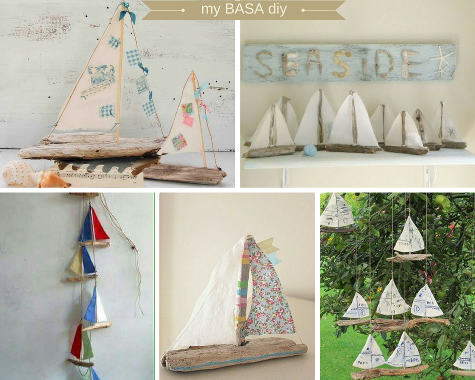 Paso a paso velero de madera y tela proyecto creativo verano familia niños manualidades diy playa mar vacaciones decoración