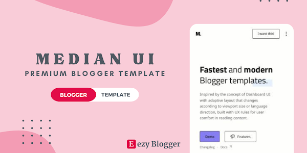 [NEW] Median UI 1.7 Blogger Template Free Download